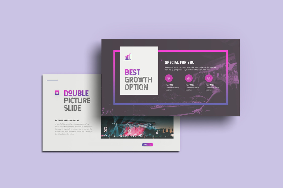Music Event Powerpoint Template, a Presentation Template by PaperMoon (Photo 5 of 7)