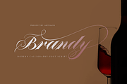 Brandy, a Script Font by artisans (Thumbnail 1 of 7)