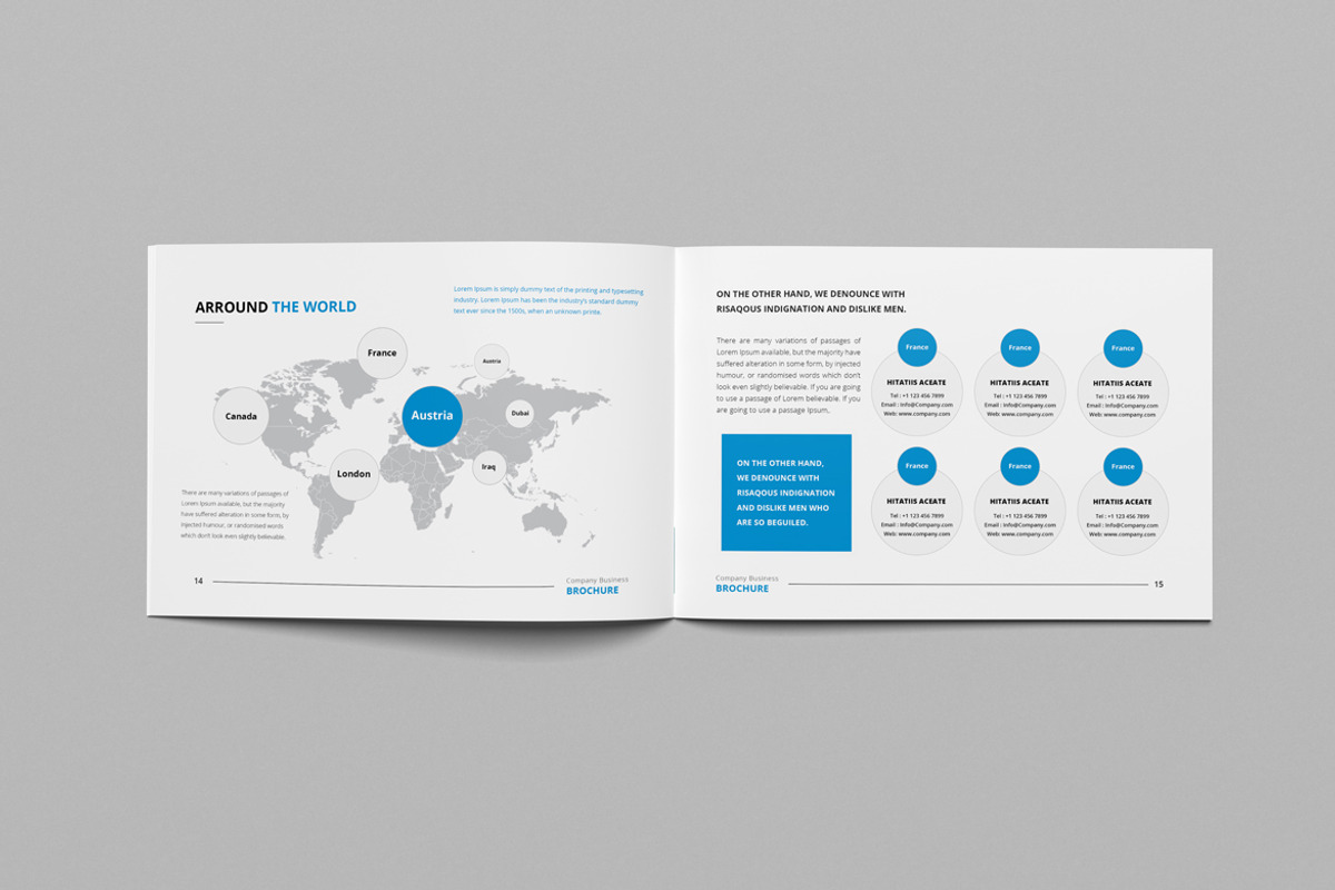Clean & Modern Brochure | 3 Sizes, a Brochure Template by Pro-Gh (Photo 12 of 28)