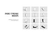 iPhone 17 Pro Max Mockups, an iPhone Mockup by graphiccrew (Thumbnail 16 of 16)