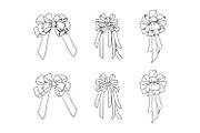 Whimsical Hand Drawn Bows SVG & PNG, a Graphic by PinkHouseCollection (Thumbnail 2 of 5)