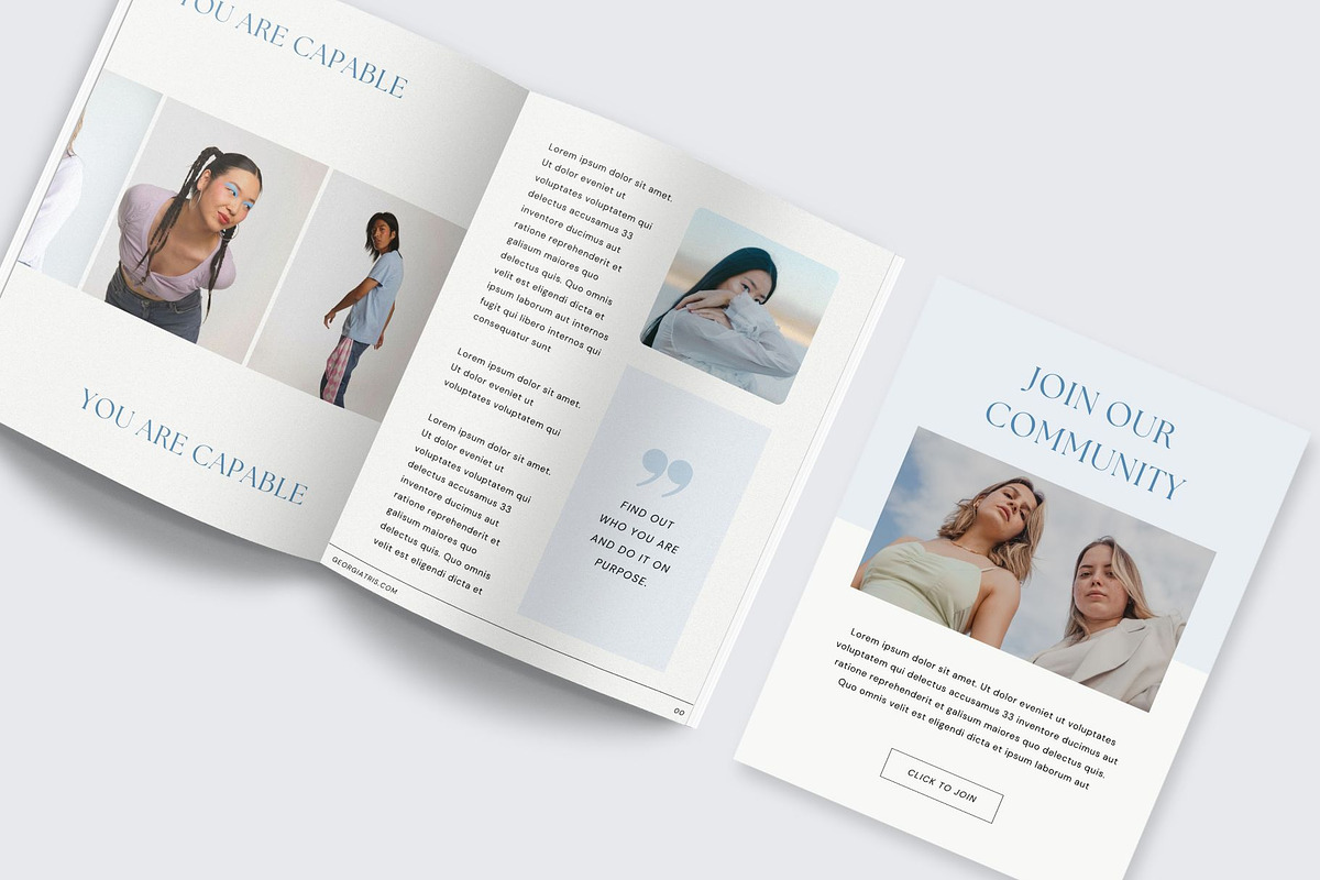 E-book Canva Template | Indigo, a Print Template by BoldNStudio (Photo 10 of 10)