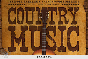 Country Music Flyer Template V1