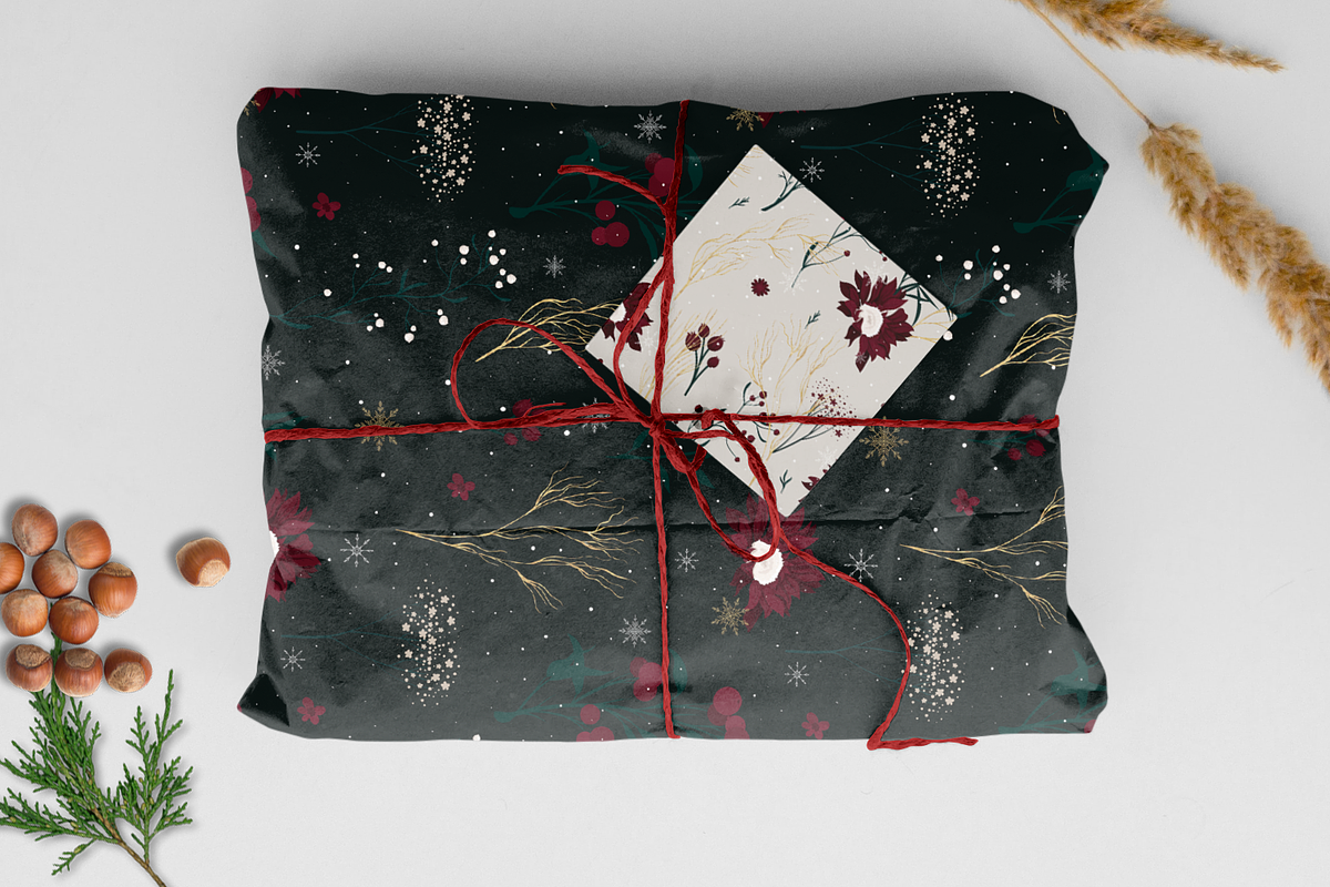 10 Vector Christmas Patterns, a Pattern Graphic by HmarkaShop (Photo 2 of 5)