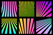 Color striped retro backgrounds 80s, a Pattern Graphic by ExpressShop (Thumbnail 1 of 5)