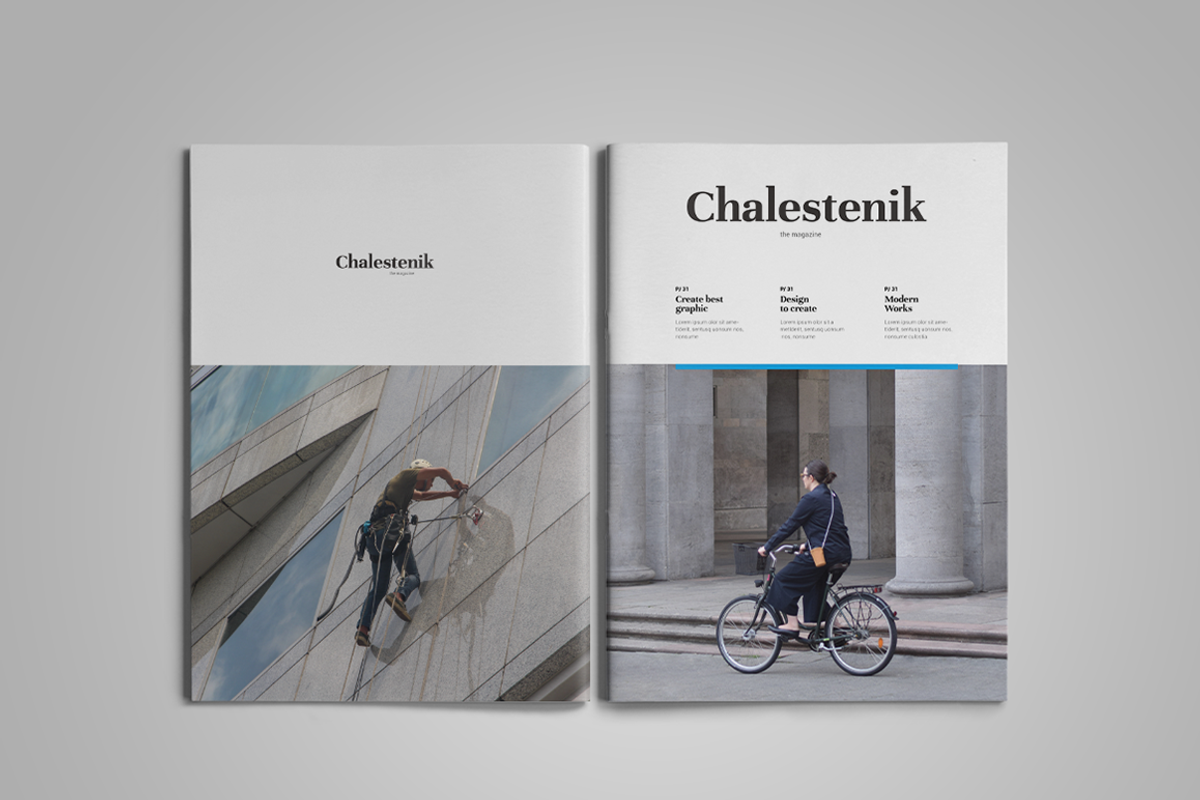 Chalestenik | Magazine Template, a Magazine Template by spidergraph (Photo 12 of 12)