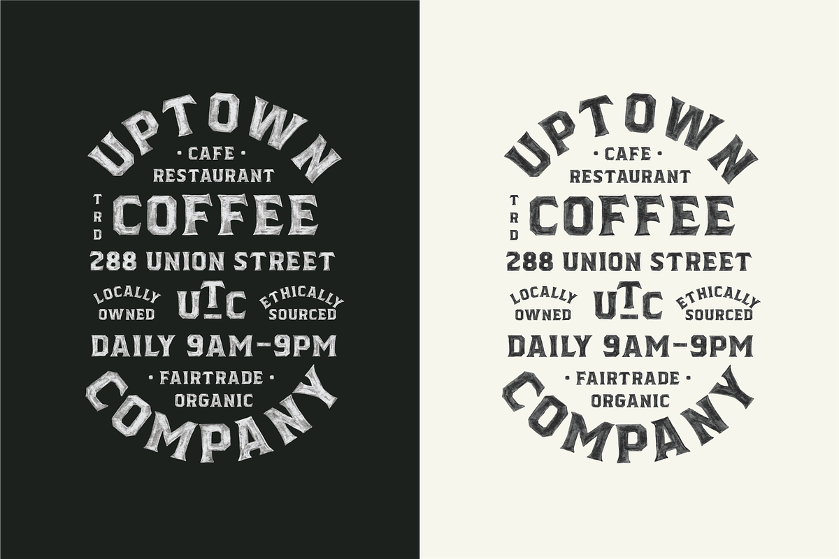 Stoneblock - Hand Painted SVG, a Handwritten Font by Hustle Supply Co. (Photo 2 of 6)