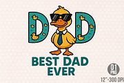Best Dad Ever PNG, a Graphic by Designking (Thumbnail 1 of 4)