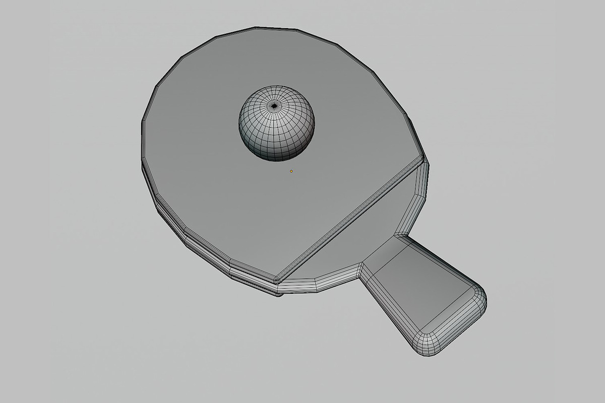 Table Tennis Racket and Ball, an Object 3D Model by fahad121 (Photo 8 of 8)