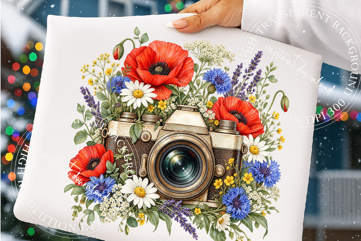 Vintage Floral PNG Bundle, a Work Illustration by SinaCreation (Photo 4 of 6)