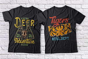 Wild Animals 10 T-shirt Designs