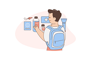 Earthquake Safety Illustration, an Object Graphic by Jump Studio (Thumbnail 10 of 12)