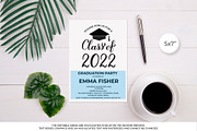 Graduation Invitation Class of 2022, a Stationery Template by LaBelezokaDesign (Thumbnail 2 of 2)