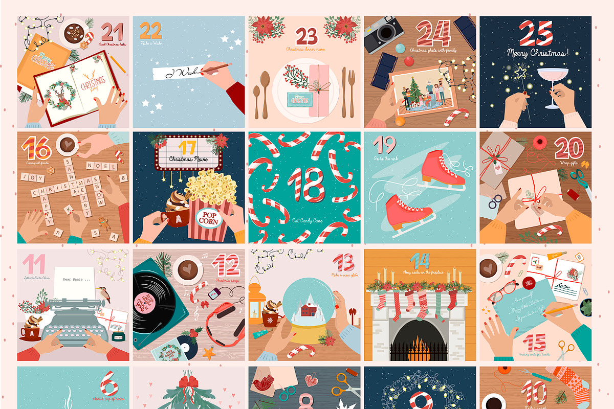Christmas Advent Calendar, a Seasonal Illustration by Mio Buono (Photo 10 of 11)