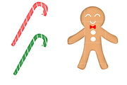 Christmas Clipart PNG Bundle, a Decorative Illustration by tchastudio (Thumbnail 5 of 5)