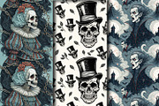 Seamless Pattern Set Gothic Classics, a Pattern Graphic by Designs by Helen Trupak (Thumbnail 1 of 8)