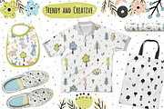 Rabbits Collection: patterns, cards, an Animal Illustration by Gulnara Sabirova (Thumbnail 6 of 16)