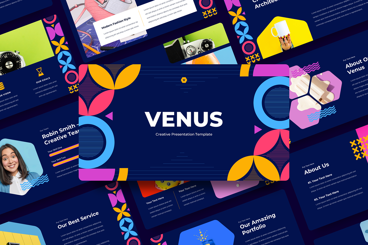 Creative PowerPoint Template, a Presentation Template by YossyOneStd (Photo 1 of 6)