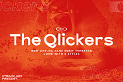 The Qlickers - Casual Sans Serif Fon, a Sans Serif Font by StringLabs (Thumbnail 1 of 15)