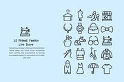 100+ Fashion Icons, Pattern, Poster, an Object Illustration by digitalsbydepi (Thumbnail 4 of 17)
