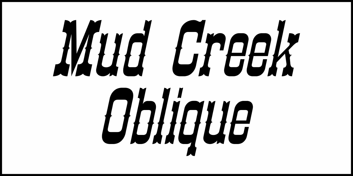 Mud Creek JNL, a Font by Jeff Levine Fonts (Photo 4 of 5)