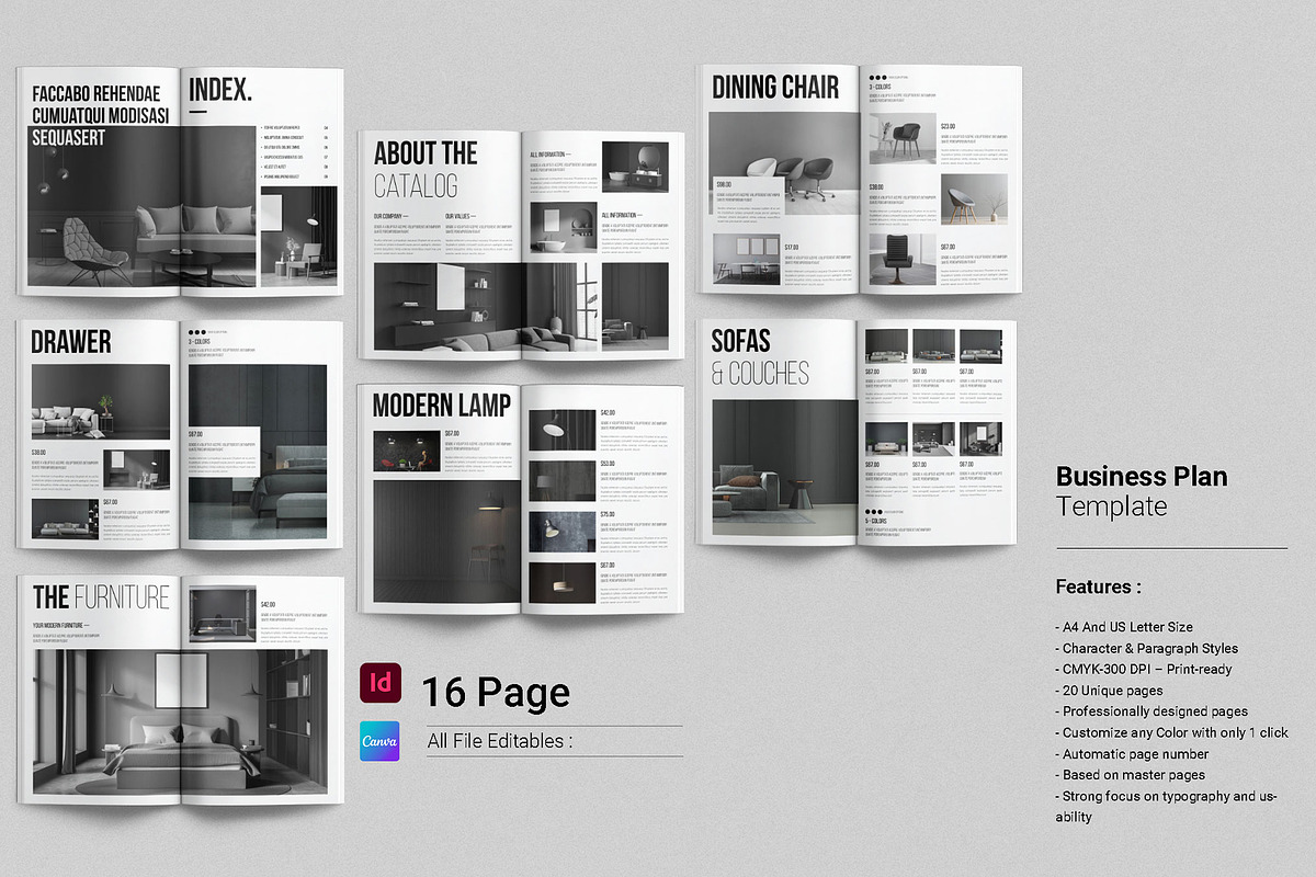 Product Catalog Brochure Template, a Brochure Template by GoldenGrid Studio (Photo 11 of 11)
