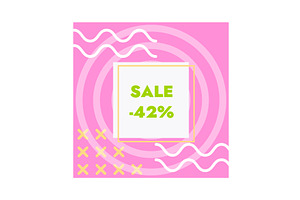 Trendy Abstract Geometric Vector, an Illustration by the8monkey