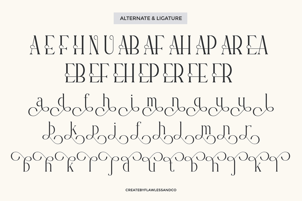 Verlane - Serif Modern Font, a Serif Font by Flawless And Co (Photo 9 of 10)
