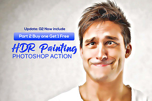 HDR Painting Photoshop Actions