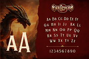 Seraphon, a Serif Font by Burntilldead (Thumbnail 11 of 13)