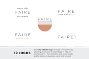 Canva Brand Kit | Yoga Studio Logo, a Branding & Logo Template by Erin Cassidy (Thumbnail 2 of 9)