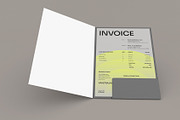 Grey Green Creative Invoice, a Stationery Template by Neermana (Thumbnail 2 of 4)