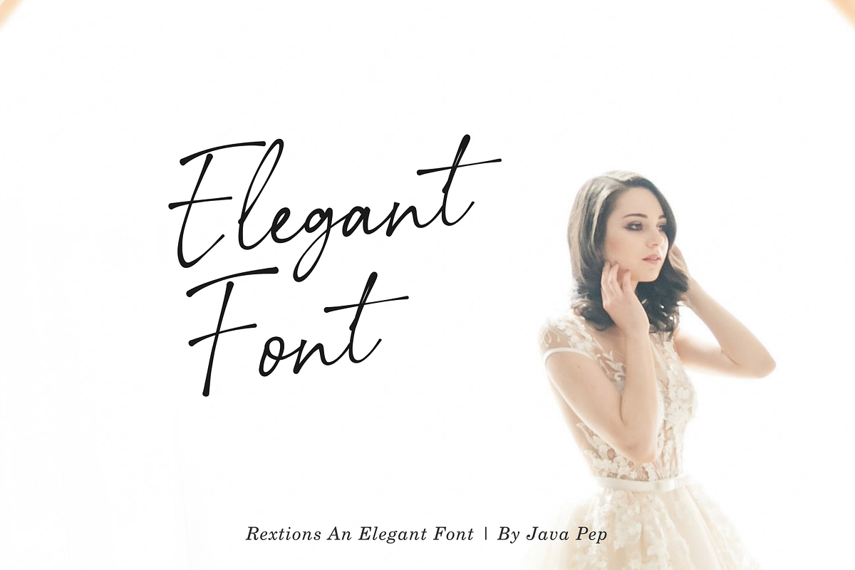 Rextions / an elegant font preview 2