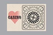 Casino vintage grunge posters., a Decorative Illustration by PoPaShop (Thumbnail 3 of 11)
