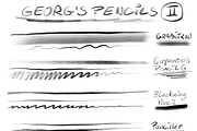 30+ PENCIL & CHARCOAL Brushes, a Brush Add-On by Georg's Procreate Brushes (Thumbnail 6 of 17)