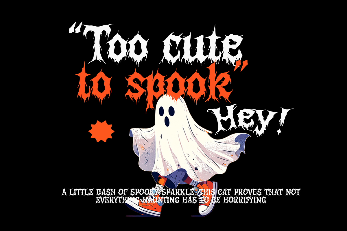 Spooky Party Club | Halloween Horror, a Blackletter Font by Jolicia Type (Photo 10 of 14)
