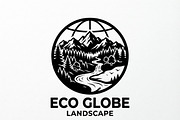 60 Eco Globe Landscape Silhouette, a Technology Illustration by Amazin_art (Thumbnail 6 of 49)