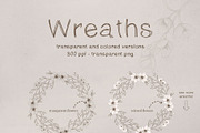 Sketchy Floral Wreaths & Borders, an Illustration by Maggie Stilwell Design (Thumbnail 2 of 7)