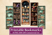 Book Lovers printable Bookmarks, a Seasonal Illustration by Rose Art (Thumbnail 1 of 4)