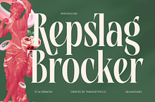 Repslag Brocker Luxury Serif Font