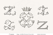 Antique Vintage Monogram Initial Z, an Object Graphic by Antique Monograms (Thumbnail 1 of 4)