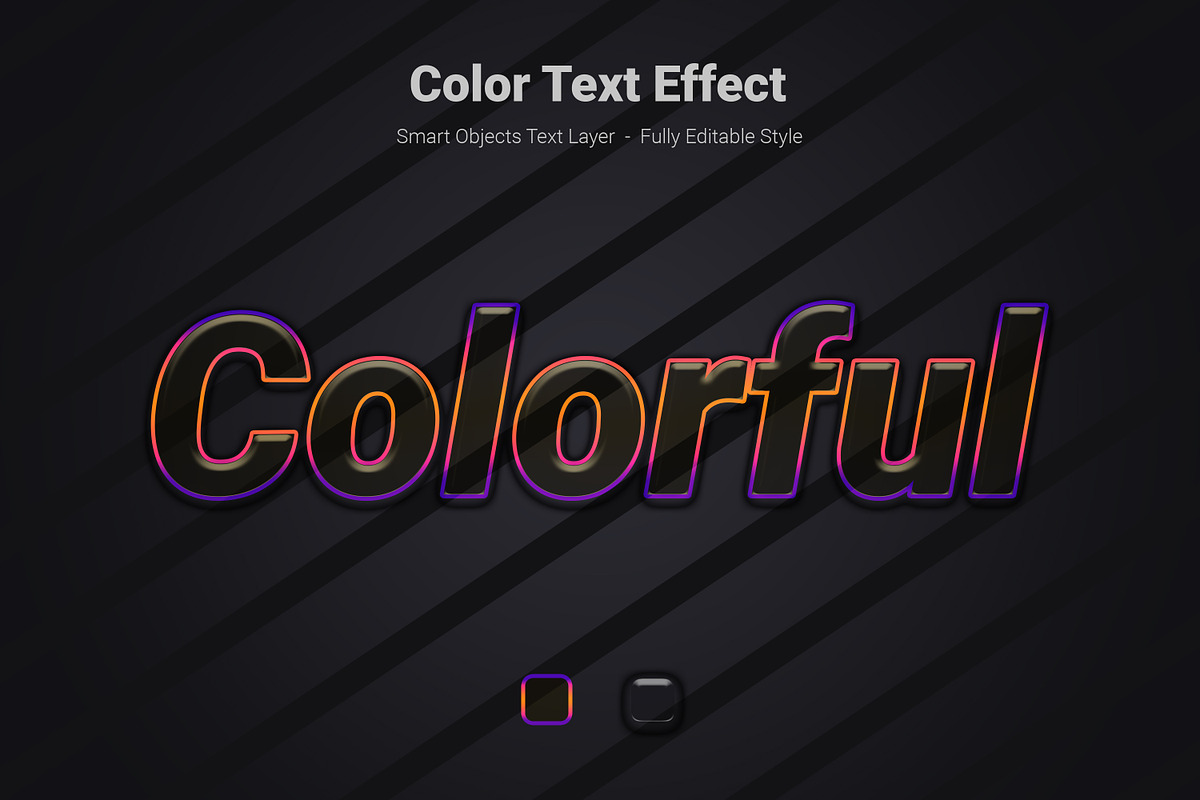 Colorful Psd Text Layer Style Effect, a Layer Style Add-On by zahidhossainalif (Photo 2 of 2)