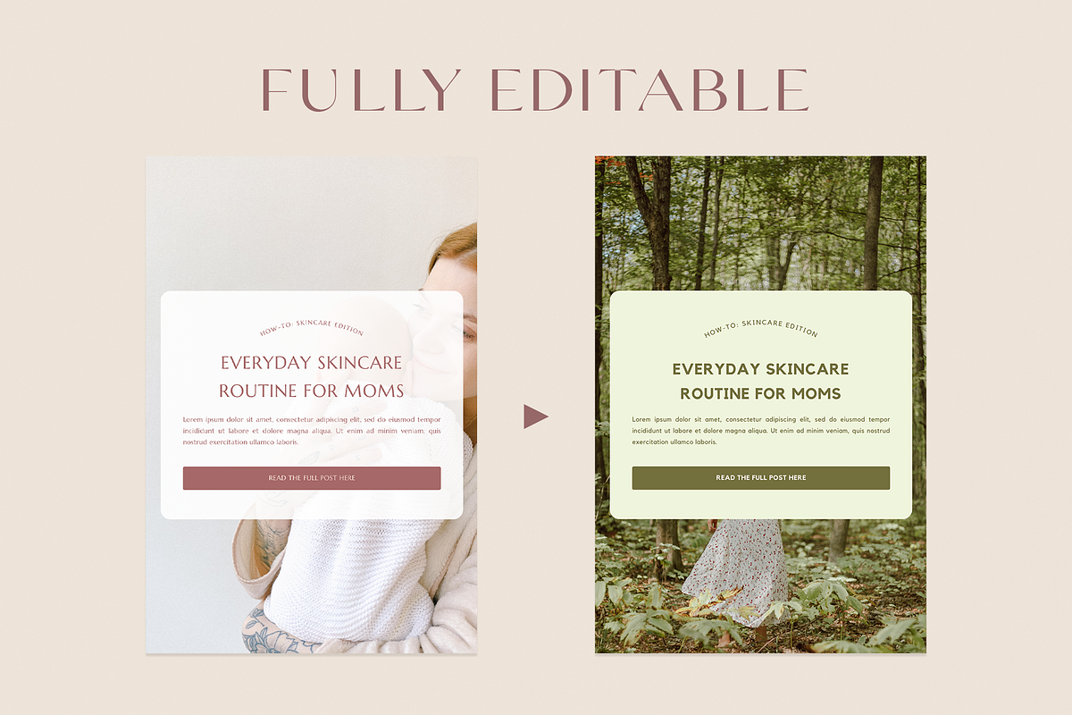 Beauty Pinterest Pack | Canva, a Social Media Template by Ralony (Photo 9 of 10)