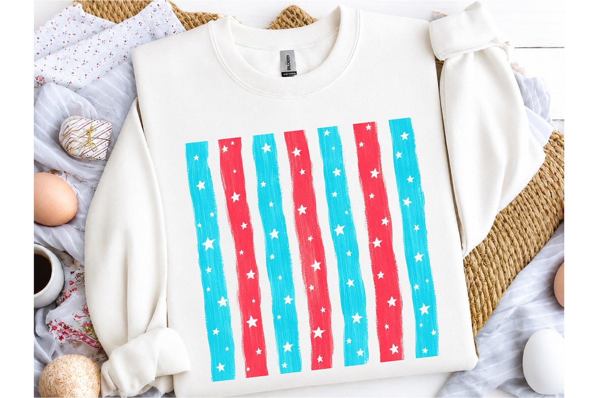 4th of july Striped PNG Bundle, a Seasonal Illustration by OK Design (Photo 5 of 6)