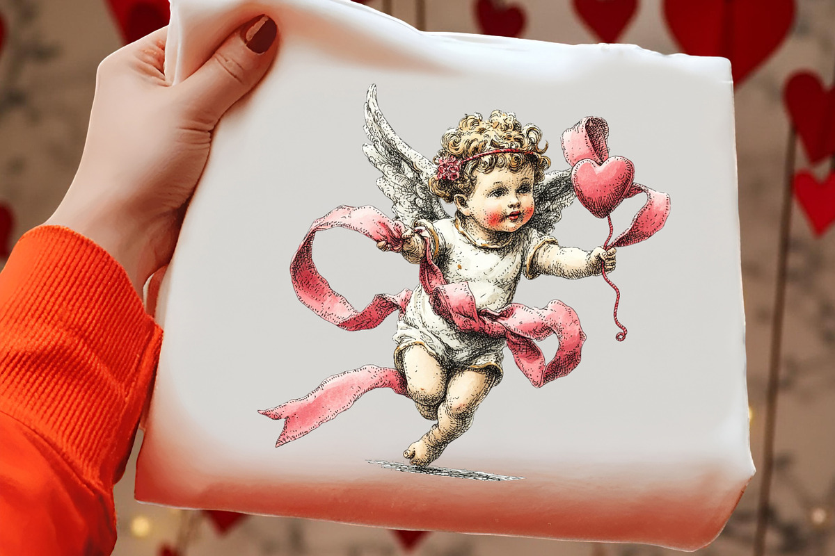 Valentines Cupid Clipart, an Illustration by OK Design (Photo 4 of 6)