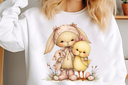 Whimsical Easter Animals Clipart, an Illustration by designcity5 (Thumbnail 4 of 5)