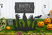 Halloween Garden Stakes Bundle, an Illustration by svgocean (Thumbnail 2 of 21)