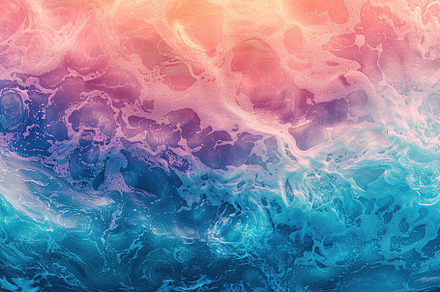 Abstract blue and pink waves wallpaper, a Background Photo by AlyaAnd
