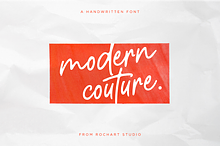 Modern Couture Script Font