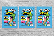 Playful Ice Cream Promo Flyer Set, a Flyer Template by Aiyari Graphic (Thumbnail 3 of 3)